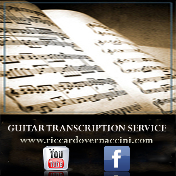 Guitar Transcriptions Service
